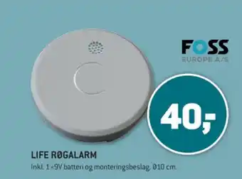 XL-BYG Foss røgalarm tilbud