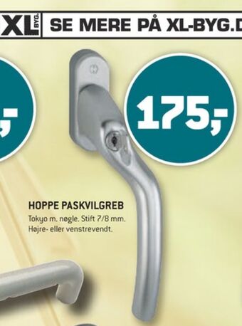 XL-BYG Hoppe paskvilgreb tilbud