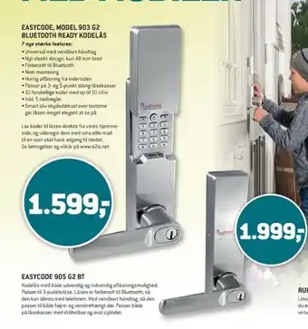 Easycode kodelås
