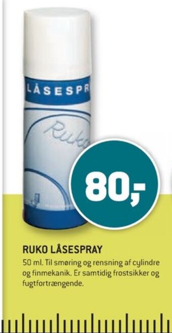 XL-BYG Ruko låsespray tilbud