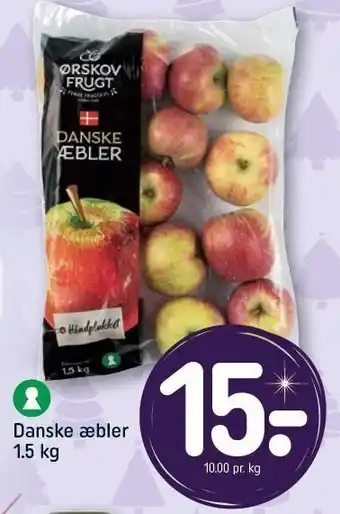 Danske æbler 1,5 kg.