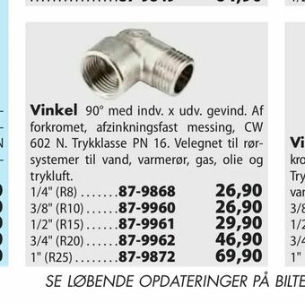 Biltema Vinkel tilbud