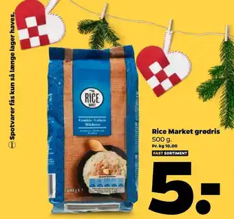 Rice market grødris