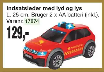 Harald Nyborg Indsatsleder med lyd og lys tilbud