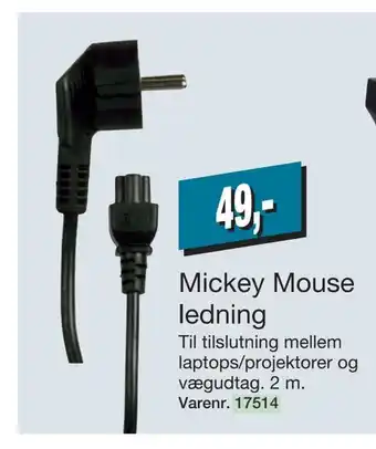 Harald Nyborg Mickey mouse ledning tilbud