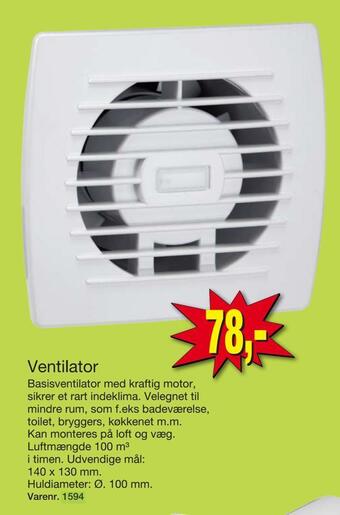 Harald Nyborg Ventilator tilbud
