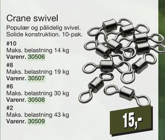 Crane swivel