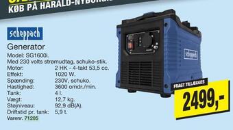 Harald Nyborg Generator tilbud