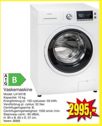 Harald Nyborg Vaskemaskine tilbud