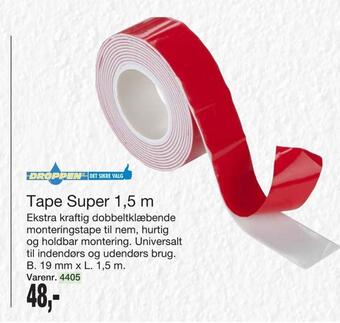 Harald Nyborg Tape super 1,5 m tilbud