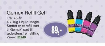Harald Nyborg Gemex refill gel tilbud