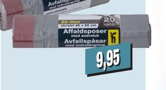 Harald Nyborg Affaldsposer med snøreluk tilbud