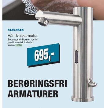 Harald Nyborg Håndvaskarmatur tilbud