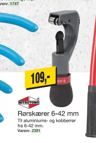 Rørskærer 6-42 mm
