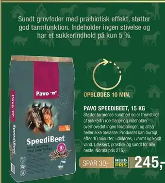 Land & Fritid Pavo speedibeet tilbud
