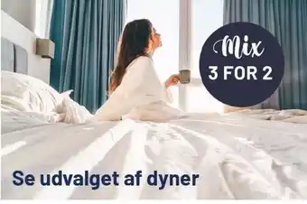 Mix 3 for 2, se udvalget af dyner