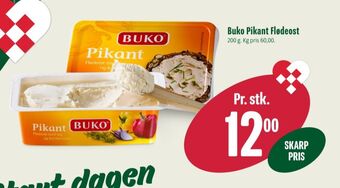 Min Købmand Buko flødeost pikant tilbud