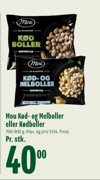 Min Købmand Mou kødboller tilbud