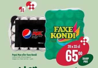 Min Købmand Pepsi max cola tilbud