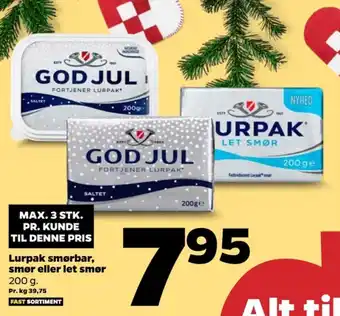 Netto Lurpak smør let tilbud