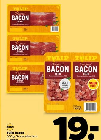 Netto Tulip baconskiver tilbud