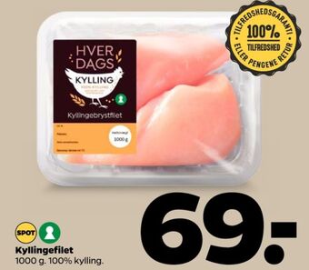 Netto Ukendt kyllingebrystfilet tilbud
