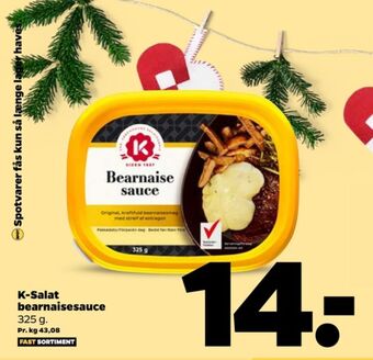 Netto K-salat sauce flydende tilbud
