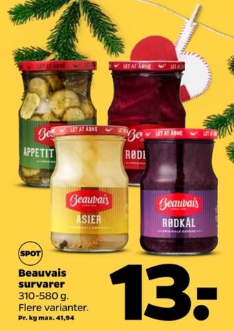 Netto Beauvais rødkål-syltet tilbud