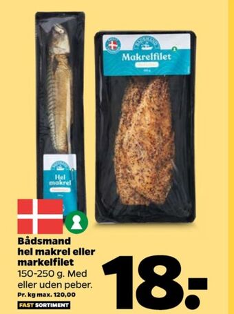 Netto Bådsmand makrel tilbud