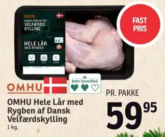 SPAR Omhu kyllingelår tilbud
