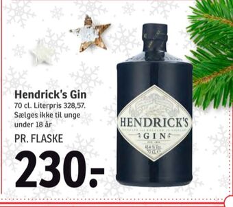 SPAR Hendricks gin tilbud