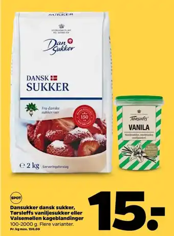 Netto Dansukker sukker tilbud