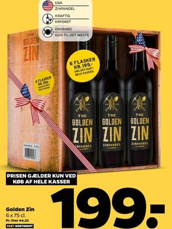 Netto Ukendt californisk rødvin tilbud