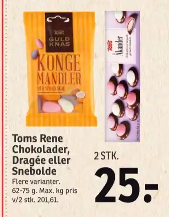 Guldknas dragée kongemandler