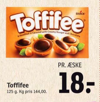 SPAR Toffifee dessertchokolade tilbud