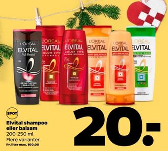 Netto Elvital shampoo tilbud