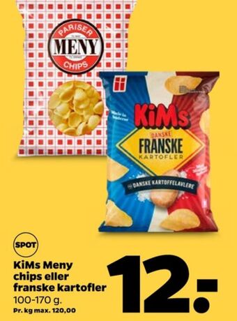 Netto Kims chips tilbud