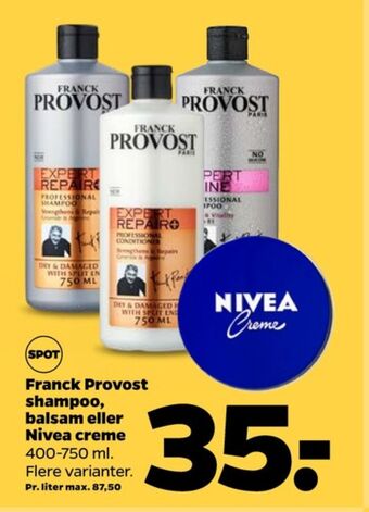 Netto Franck provost shampoo tilbud