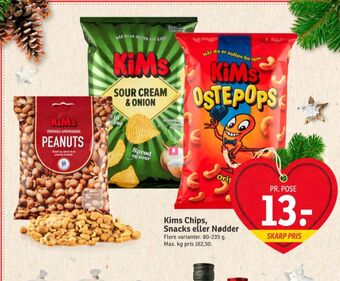 SPAR Kims snacks tilbud