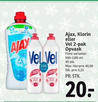 SPAR Vel opvaskemiddel tilbud