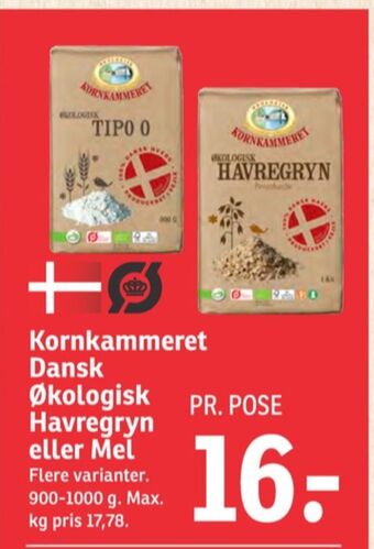 SPAR Kornkammeret havregryn tilbud