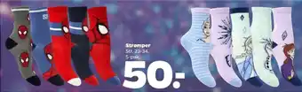 Netto Marvel strømper tilbud