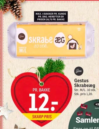 SPAR Gestus æg tilbud
