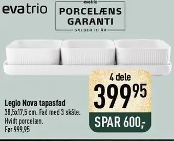 Imerco Legio nova tapasfad 4 dele tilbud