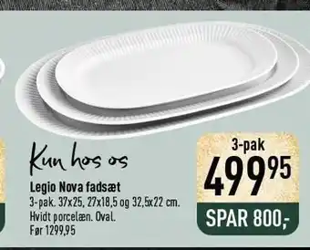 Imerco Legio nova fadsæt 3-pak tilbud