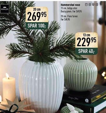 Imerco Hammershøi vase tilbud