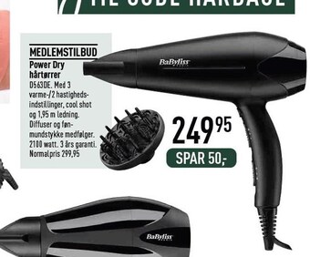 Imerco Power dry hårtørrer tilbud