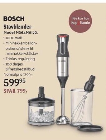 Kop & Kande Stavblender tilbud