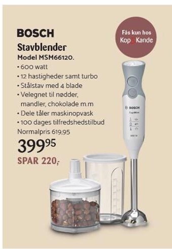 Kop & Kande Stavblender tilbud