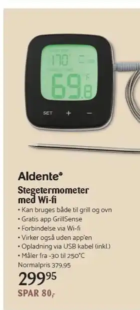 Kop & Kande Stegetermometer med wi-fi tilbud
